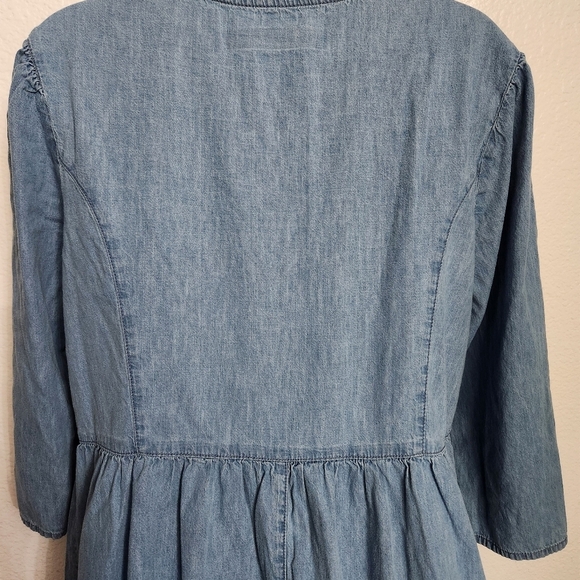 ASOS Denim Tea Dress Women's Size 8 - Picture 3 of 8